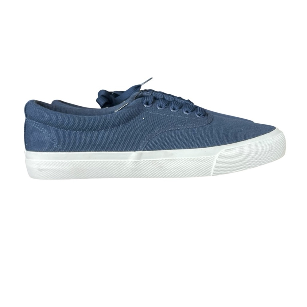Piombo Navy Canvas Sneakers NWOB